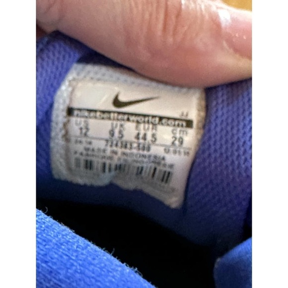 WOMEN’S Bright Blue Nike Shoes Sz. 12 - Picture 7 of 7